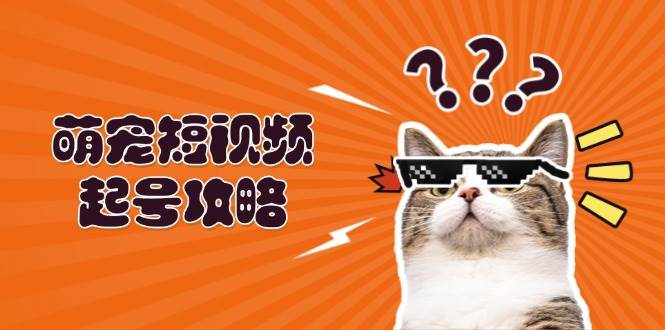 （13135期）萌宠-短视频起号攻略：定位搭建推流全解析，助力新手轻松打造爆款-财富区