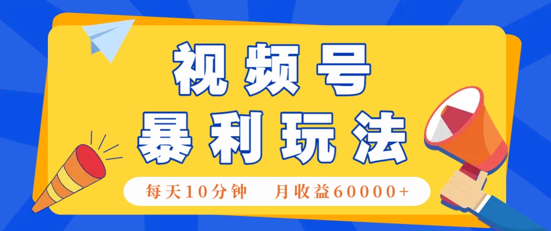 视频号AI赚钱法，每天只需10分钟，月入6万+！(超详细拆解)-财富区