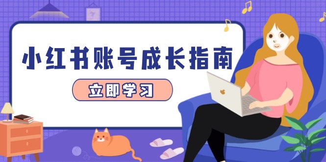 小红书账号成长指南，爆款选题+精准定位+数据分析，系统提升账号变现能力-财富区