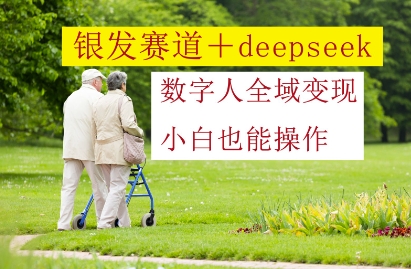 银发赛道+deepseek数字人全域变现，小白也能操作-财富区