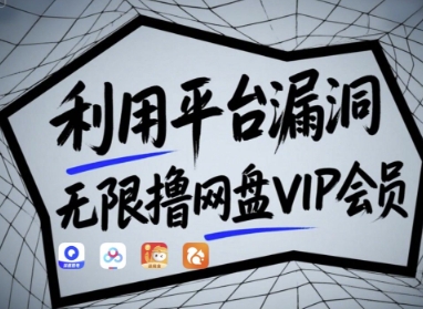 利用平台漏洞，无限撸网盘VIP会员，用户亲测有效!【漏洞原理+操作演示】-财富区