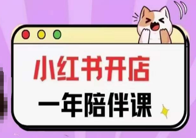 三九小红书开店一年陪伴课(更新)，从0到1玩赚小红书开店-财富区