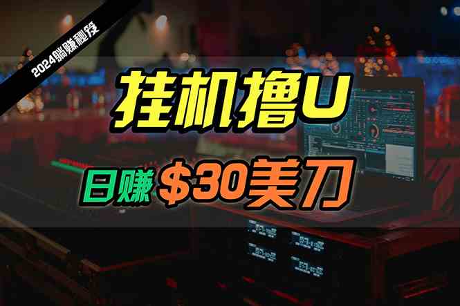 （10013期）日赚30美刀，2024最新海外挂机撸U内部项目，全程无人值守，可批量放大-财富区