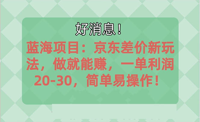 （10989期）越早知道越能赚到钱的蓝海项目：京东大平台操作，一单利润20-30，简单…-财富区
