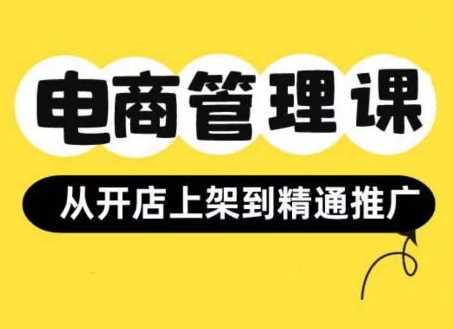 小红书&闲鱼开店从开店上架到精通推广，电商管理课-财富区