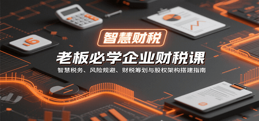 老板必学企业财税课：智慧税务、风险规避、财税筹划与股权架构搭建指南-财富区