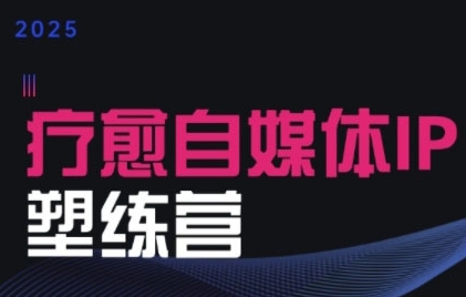 2025治愈自媒体IP训练营，专为疗愈领域从业者打造-财富区