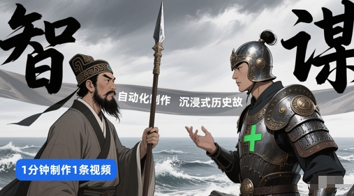 扣子工作流一键生成沉浸式历史故事，一天工作量，3分钟搞定-财富区