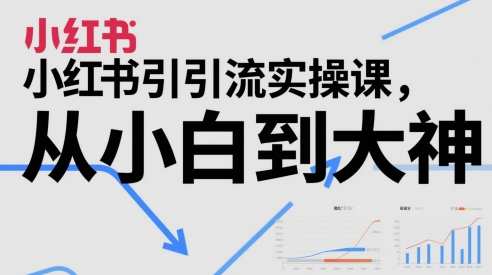 小红书引流实操课，从小白到大神-财富区