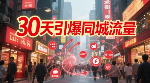 30天引爆同城流量：团购篇 认知篇 流量篇 来客篇 达人篇 老板人设IP篇 投流篇-财富区