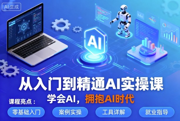 从入门到精通AI实操课，学会AI，拥抱AI时代-财富区