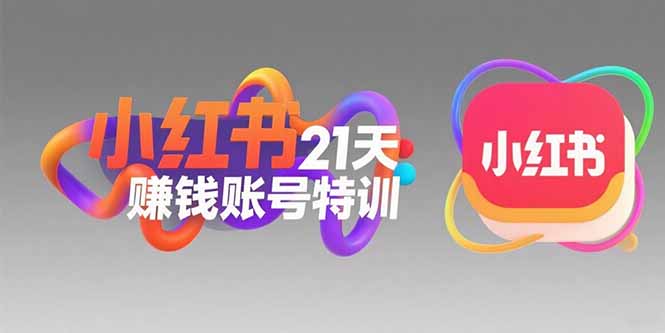 小红书21天赚钱账号特训：黄金定位技巧，高转粉文案创作，科学引流策略-财富区