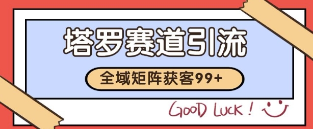 小红书某音塔罗赛道引流获客 自热矩阵日引200+-财富区