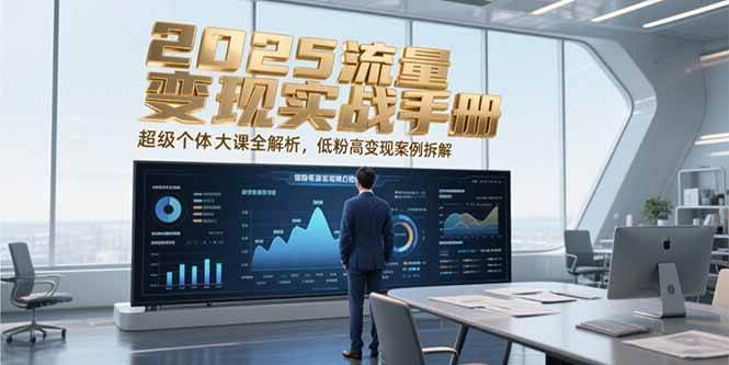 2025流量变现实战手册,超级个体大课全解析,低粉高变现案例拆解-财富区