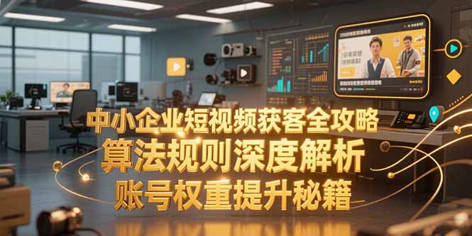 中小企业短视频获客全攻略，算法规则深度解析，账号权重提升秘籍-财富区
