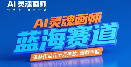 AI灵魂画师，蓝海赛道，条条作品几十W播放，爆款不断-财富区