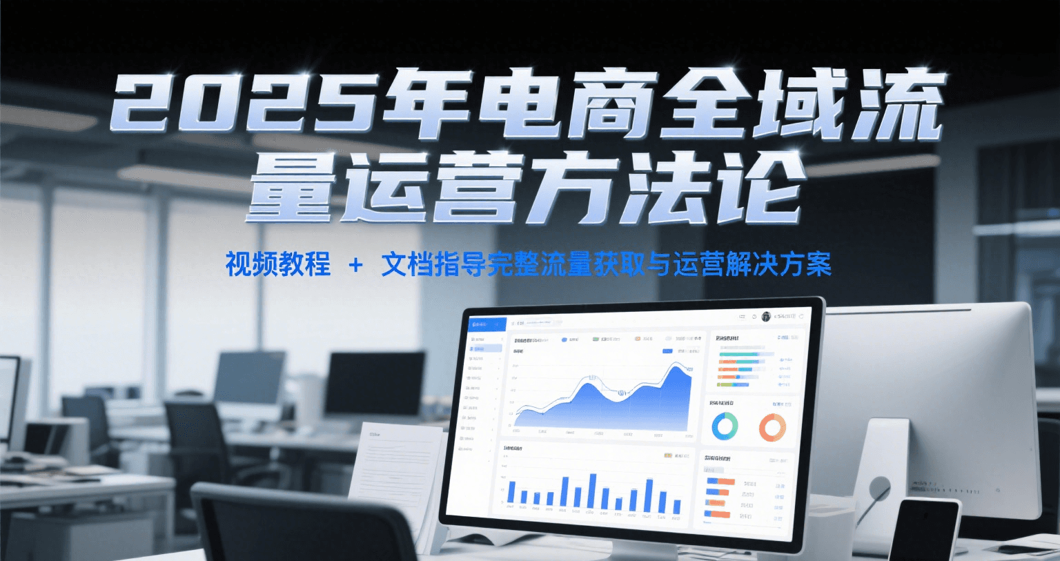 2025年电商全域流量运营方法论,视频教程+文档指导完整流量获取与运营解决方案-财富区