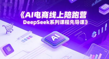AI电商线上陪跑营，DeepSeek系列课程先导课-财富区
