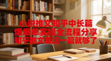 小说推文知乎中长篇爆单实操全流程分享，知乎推文看这一篇就够了-财富区