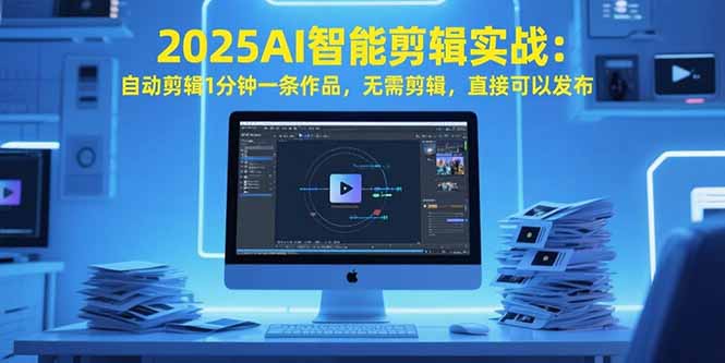 2025AI智能剪辑实战：自动剪辑1分钟一条作品，无需剪辑，直接可以发布-财富区