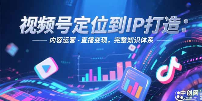 视频号定位到IP打造：账号搭建-内容运营-直播变现，完整知识体系-财富区
