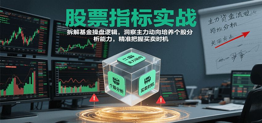 股票指标实战,基金操盘逻辑拆解,洞察主力动向培养个股分析能力把握买卖时机(更新)-财富区
