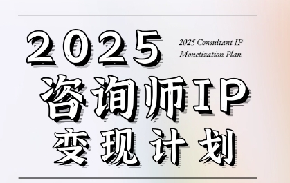 7天构建咨询师变现系统，2025咨询师IP变现计划训练营-财富区