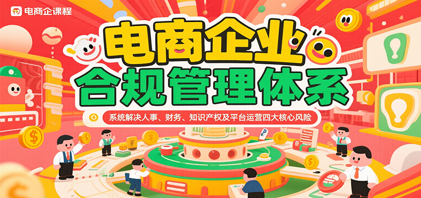 电商企业合规管理体系,系统解决人事、财务、知识产权及平台运营四大核心风险-财富区