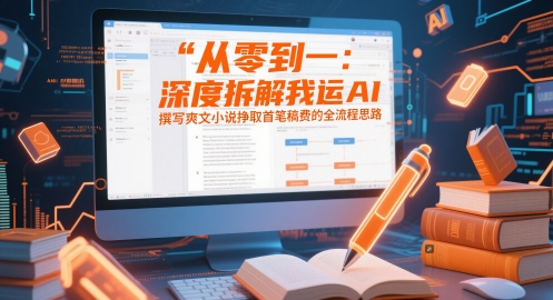 从零到一：深度拆解我运用AI撰写爽文小说挣取首笔稿费的全流程思路-财富区