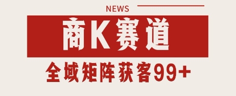 小红书某音商K赛道引流获客 自热矩阵日引200+-财富区