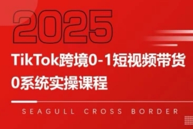 TikTok跨境0-1短视频带货，系统拆解TikTok跨境带货全链路，实现跨境可持续盈利-财富区