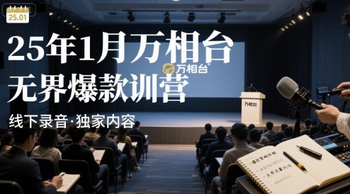 25年1月万相台无界爆款特训营线下录音-财富区