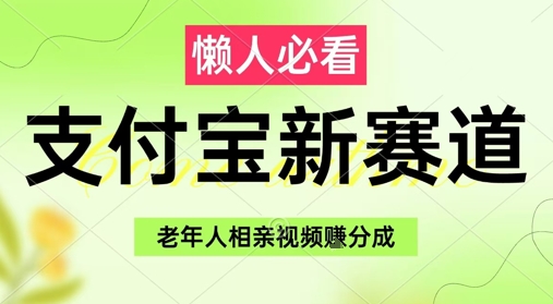 支付宝新赛道，利用老年人相亲视频，挣分成收益，轻松月入过W，操作简单-财富区