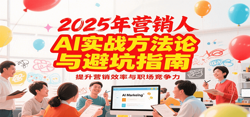 2025年营销实战方法论与避坑指南，利用AI提升营销效率与职场竞争力-财富区