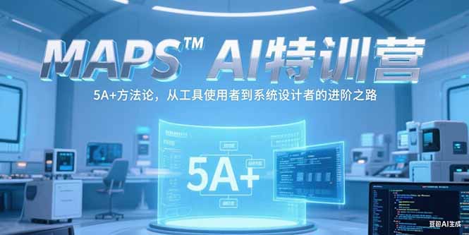 MAPSAI特训营，掌握 5A+方法论，从工具使用者到系统设计者的进阶之路-财富区