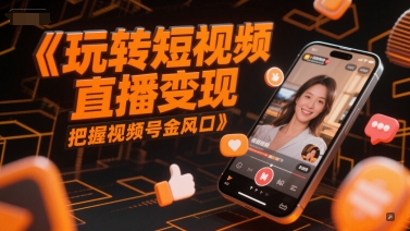 玩转短视频直播变现，把握视频号金风口-财富区