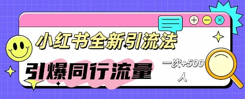 小红书群聊引流：同行流量引爆计划-财富区