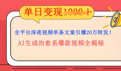 全平台深夜文案新风口：DeepSeek生成百万播放量金句，治愈系内容涨粉速度快4倍-财富区