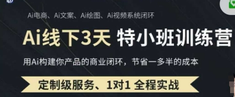 AI实操培训第20-21期线下，0基础保姆级教程，3月最新整理，企业获客、降本增效、打造超级个体-财富区
