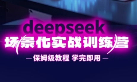 DeepSeek场景化实战训练营，保姆级教程，学完即用，手把手教你用DeepSeek提升效率-财富区